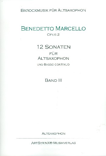 12 Sonaten op.2 Band 3 (Nr.7-9)
