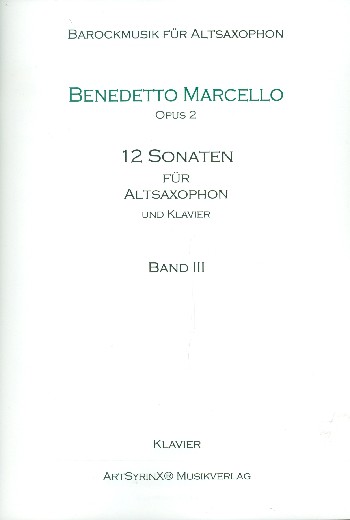 12 Sonaten op.2 Band 3 (Nr.7-9)
