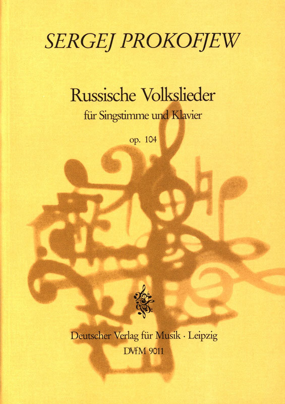 Russische Volkslieder op.104