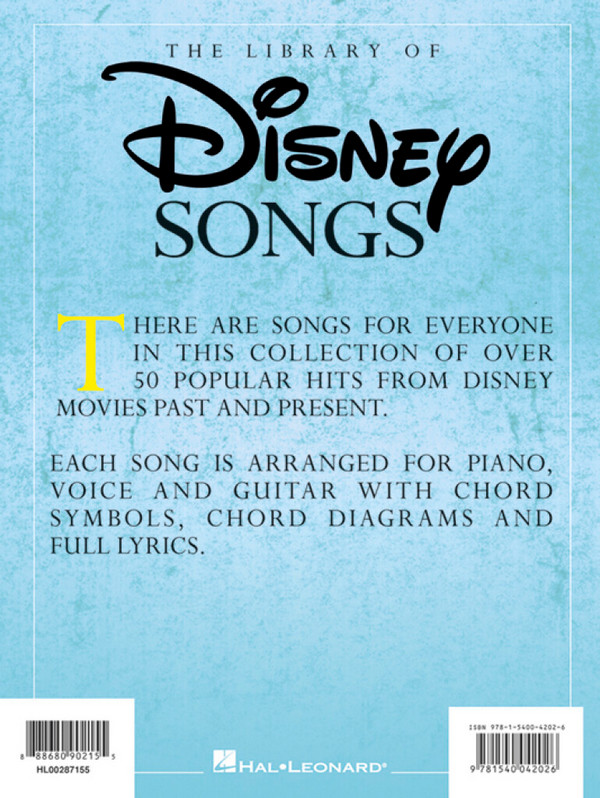 The Library of Disney Songs