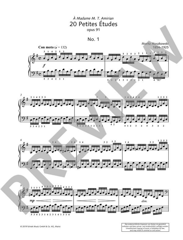 20 petites Études op.91