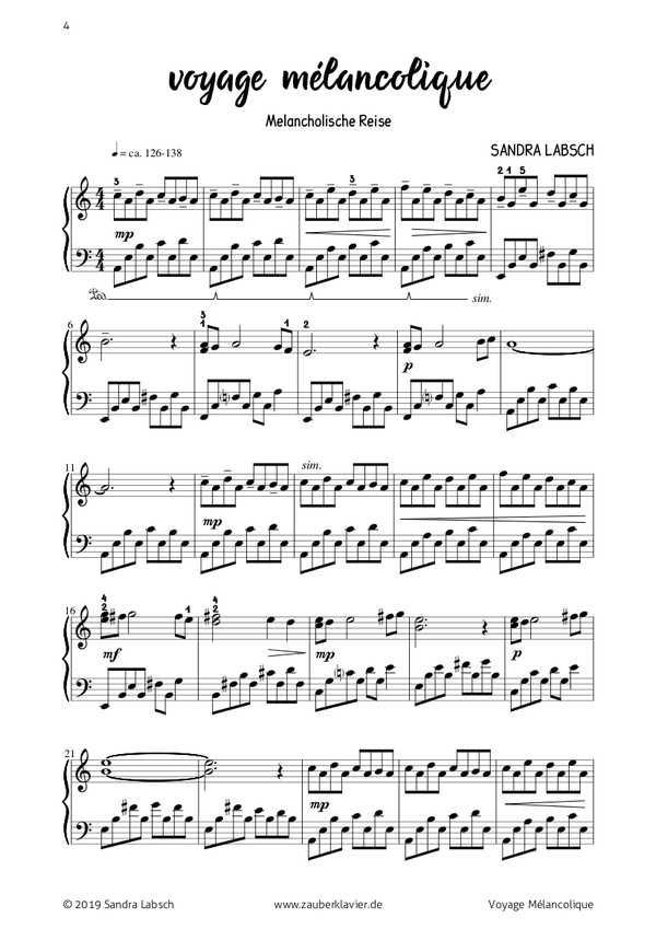 Voyage mélancolique Band 1