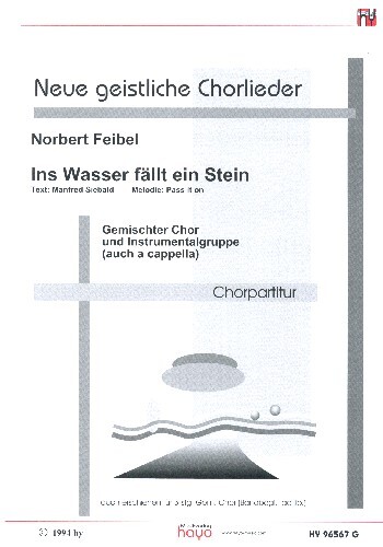 Ins Wasser fällt ein Stein