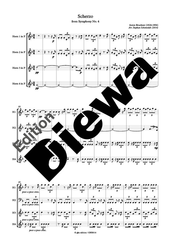 Scherzo aus Sinfonie Nr.4 "Die Romantische"