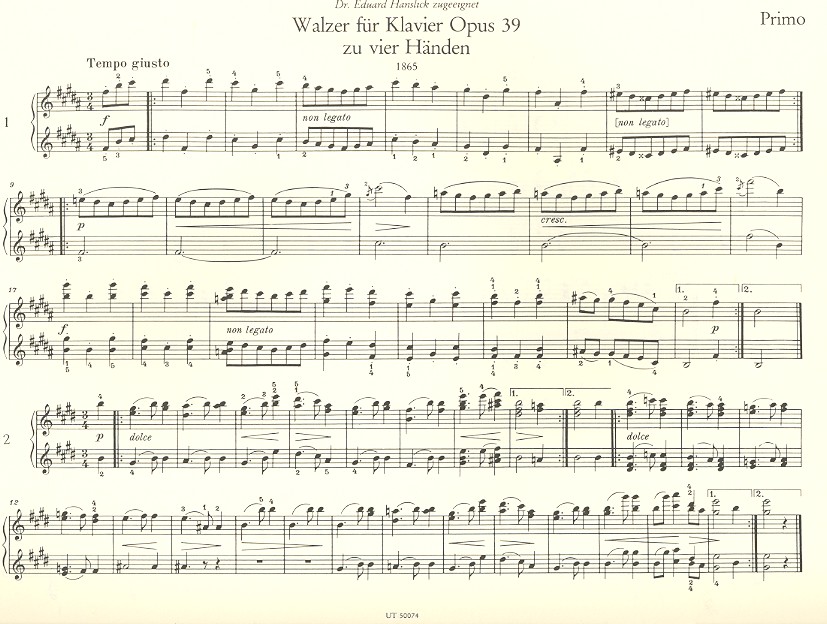 Walzer op.39