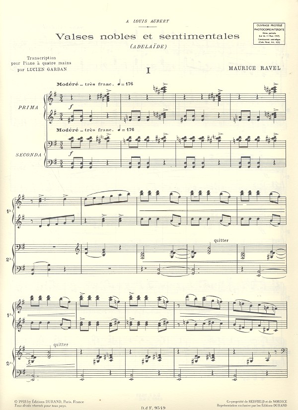 Valses nobles et sentimentales 