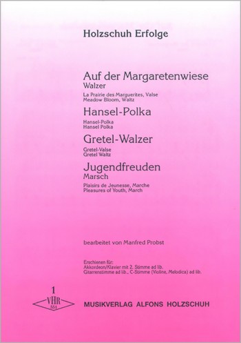 Holzschuh-Erfolge Band 1 für