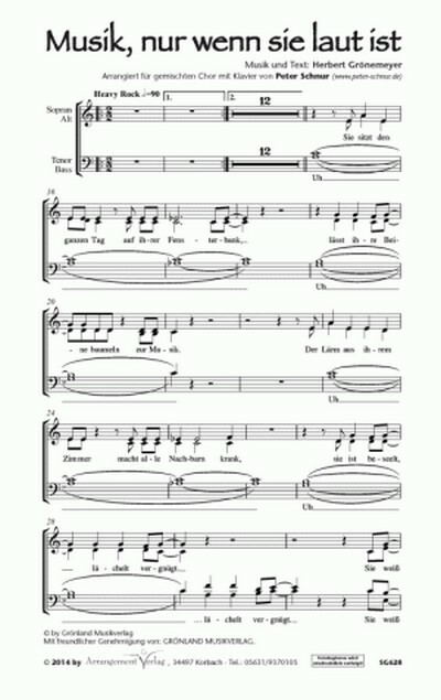 Musik, nur wenn sie laut ist