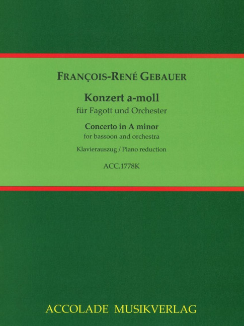 Konzert a-Moll Nr.3 für Fagott und Orchester