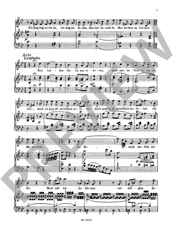 O zittre nicht aus  Die Zauberflöte
