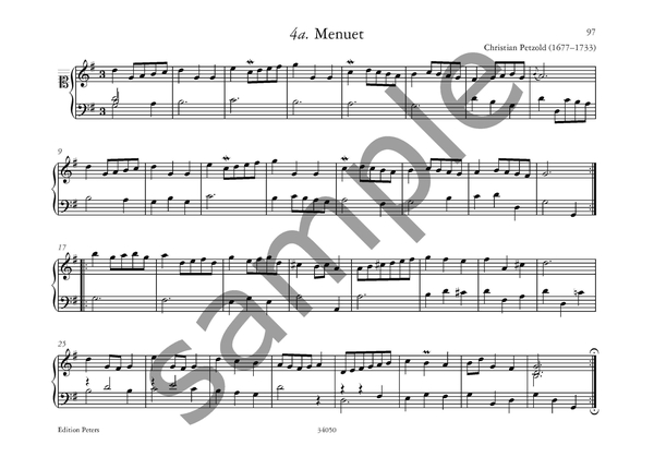 Die Clavier-Büchlein für Anna Magdalena Bach (1722 und 1725)