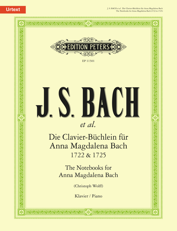 Die Clavier-Büchlein für Anna Magdalena Bach (1722 und 1725) (Auswahl)