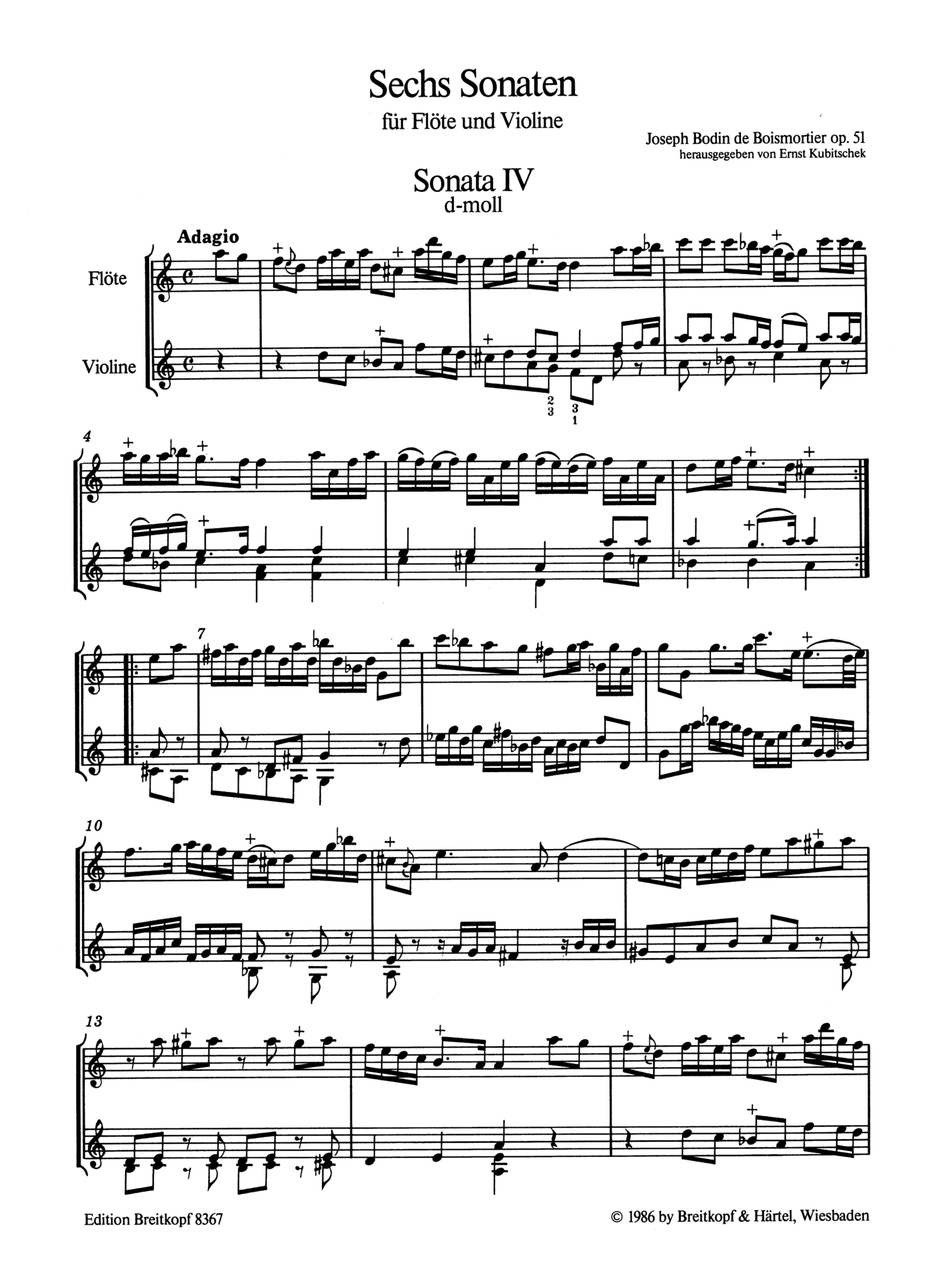 6 Sonaten op.51 Band 2 (Nr.4-6)