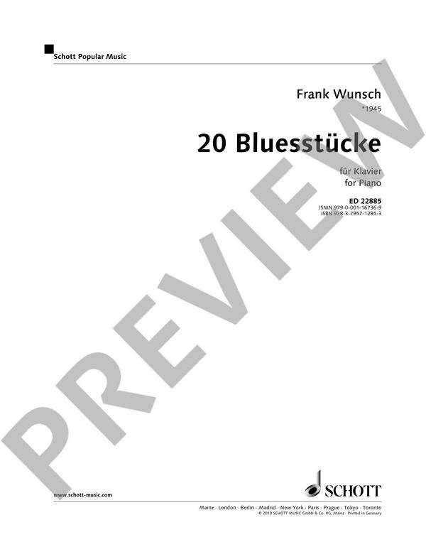 20 Bluesstücke