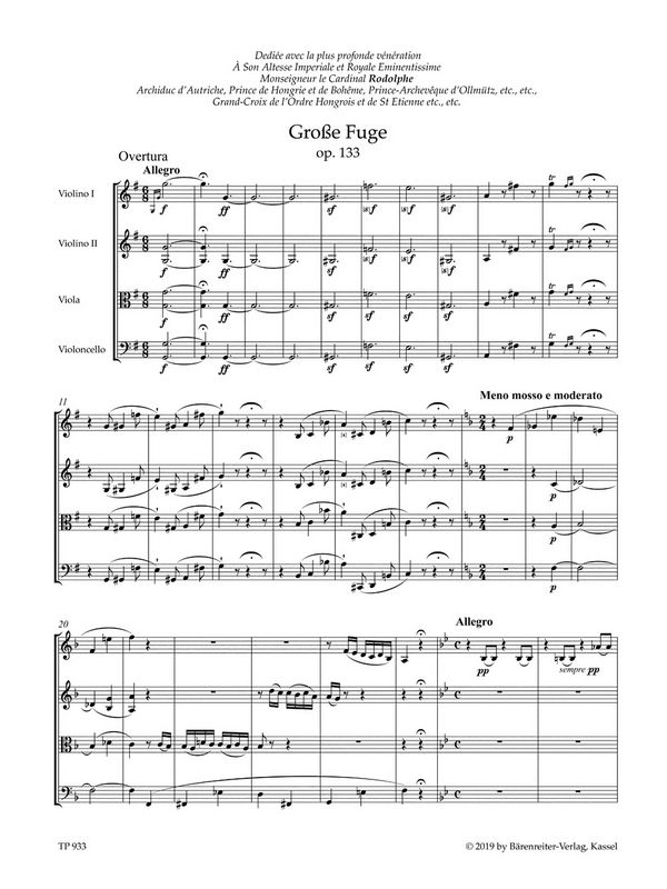 Quartett B-Dur op.130