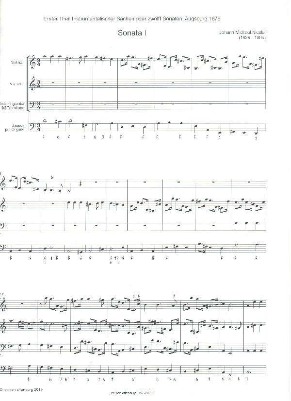 12 Triosonaten Band 1 (Nr.1-6)
