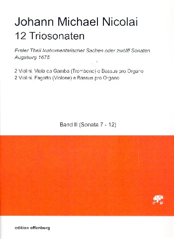 12 Triosonaten Band 2 (Nr.7-12)
