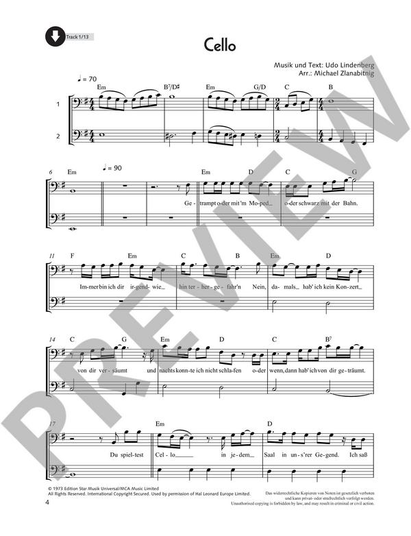 Pop for Cello Band 3 (+Online Audio)