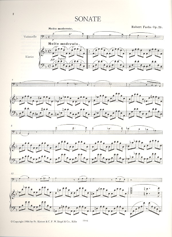 Sonate d-Moll op.29 