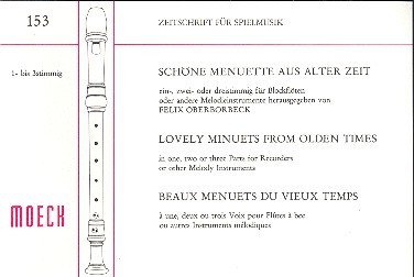 Schöne Menuette aus alter Zeit