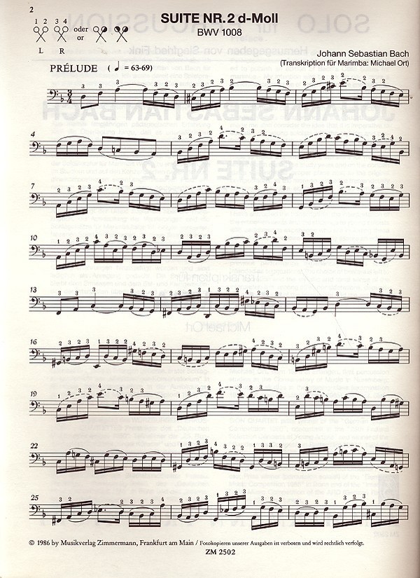 Suite d-Moll Nr.2 BWV1008