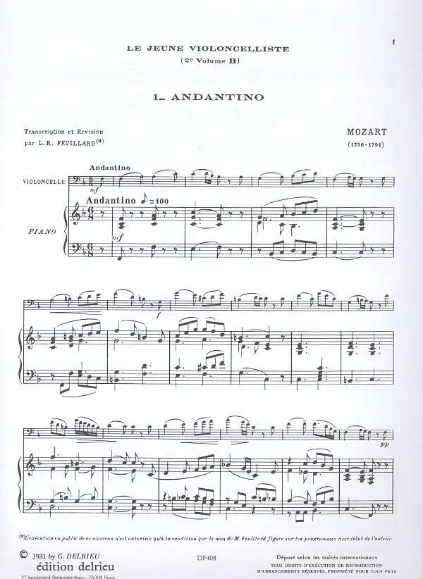 Le jeune violoncelliste vol.2b