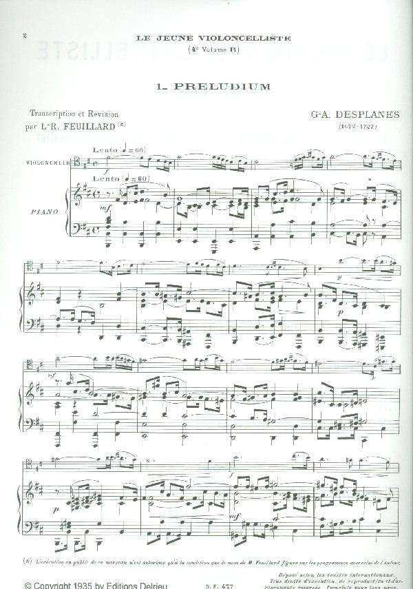 Le jeune Violoncelliste vol.4B