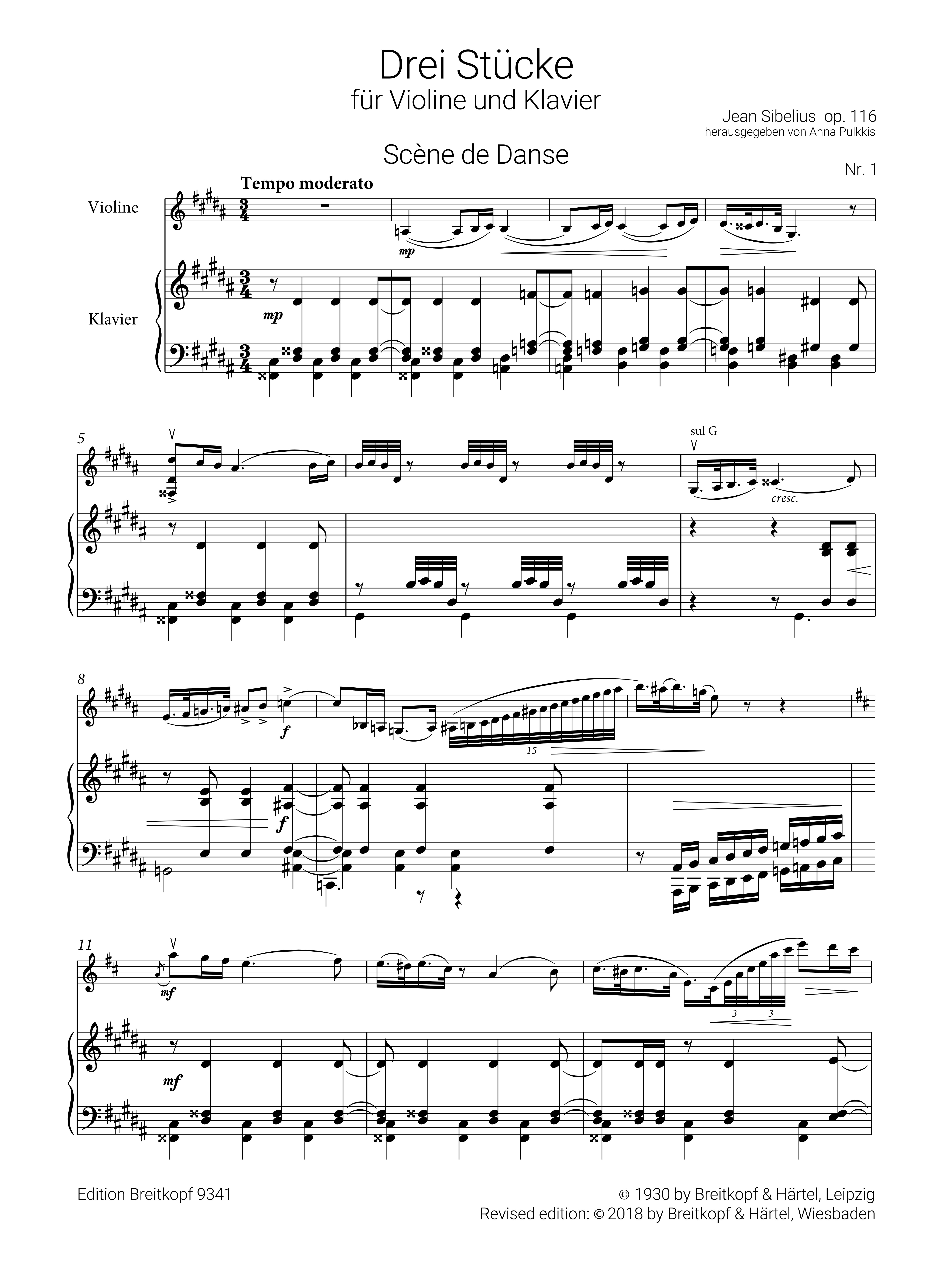 3 Stücke op.116