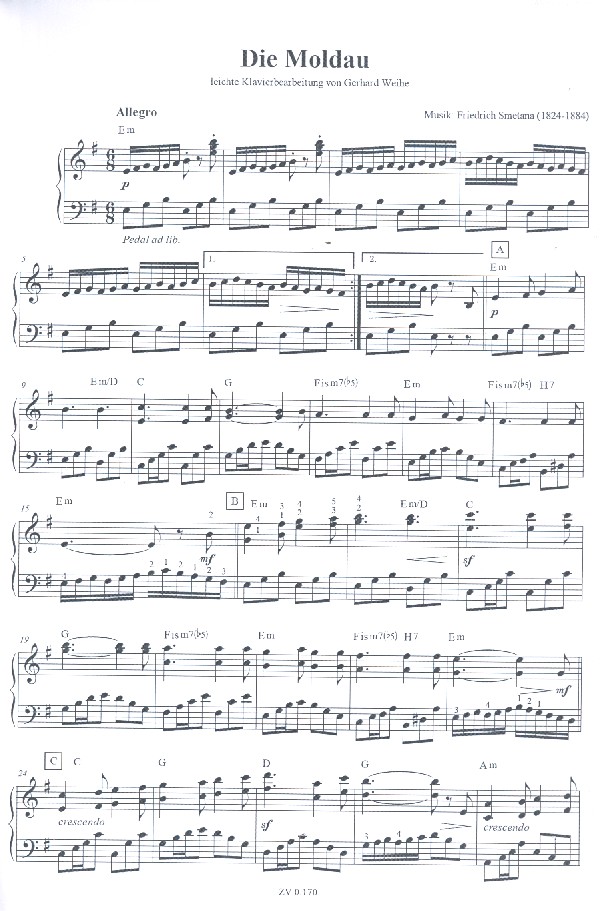 Die Moldau (erleichte und gekürzte Fassung)