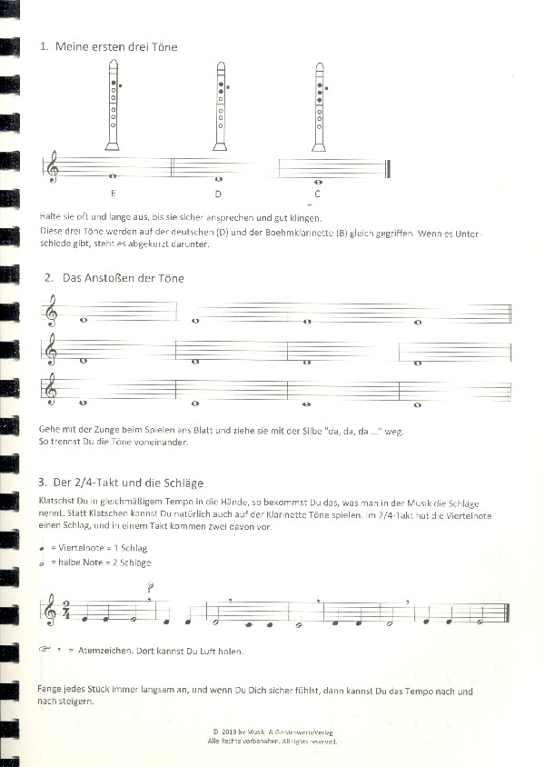 Schule für Klarinette Band 1 (ehemals Band 1 Teil 1)