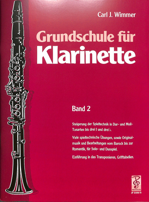 Grundschule für Klarinette