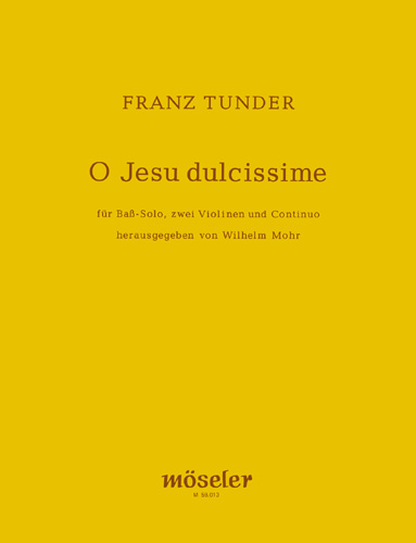 O Jesu dulcissime - Solokantate