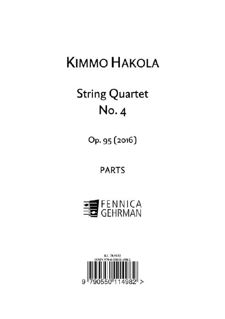 Quartet no.4 op.95