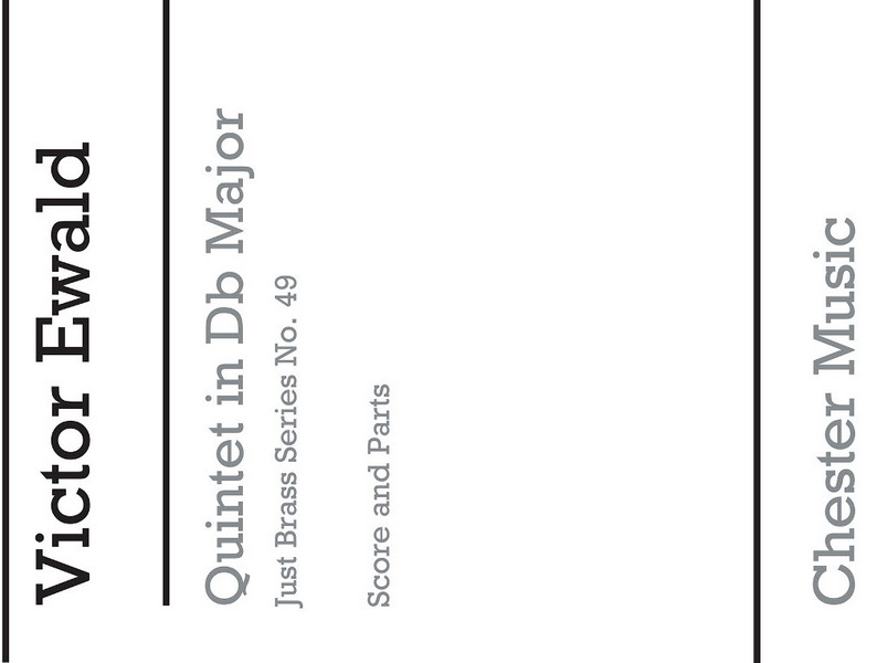 QUINTET D FLAT MAJOR FOR 2 TRUMPETS