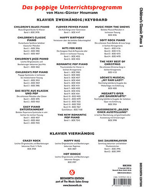Children's Classic Piano Band 1