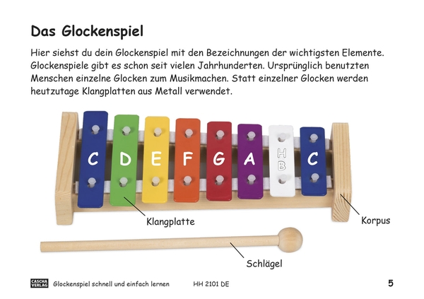 Glockenspiel schnell und einfach lernen (+CD)