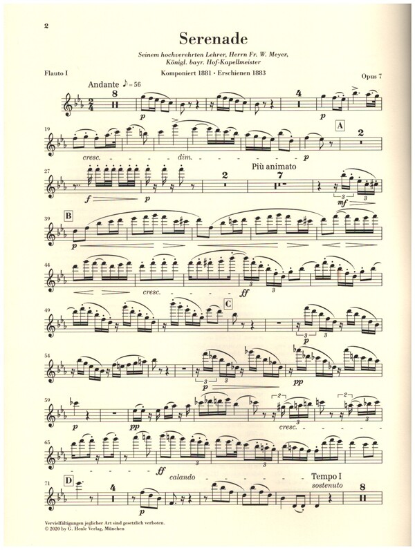 Serenade Es-Dur op.7