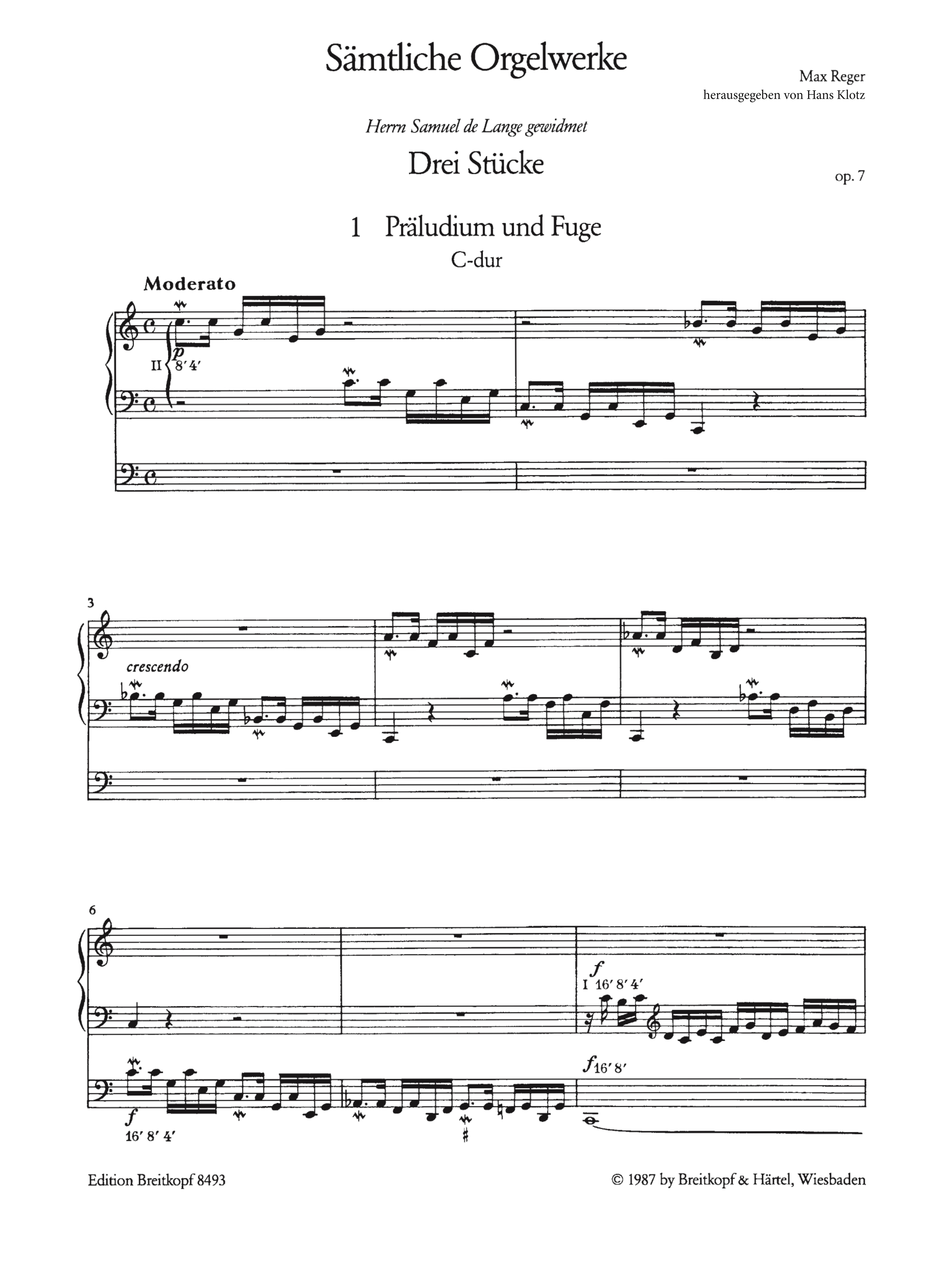 Sämtliche Orgelwerke Band 3