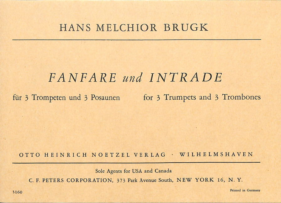 FANFARE UND INTRADE FUER 3 TROM-