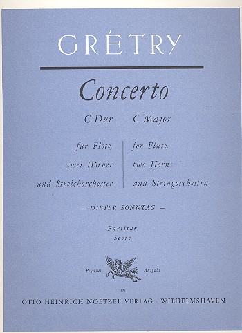 Concerto C-Dur für Flöte, 2 Hörner