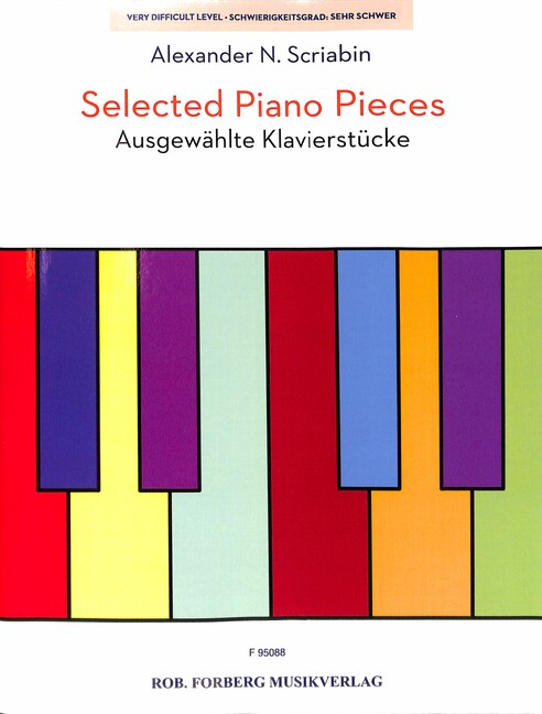 F95088  A.Skriabin, Selected Piano Pieces