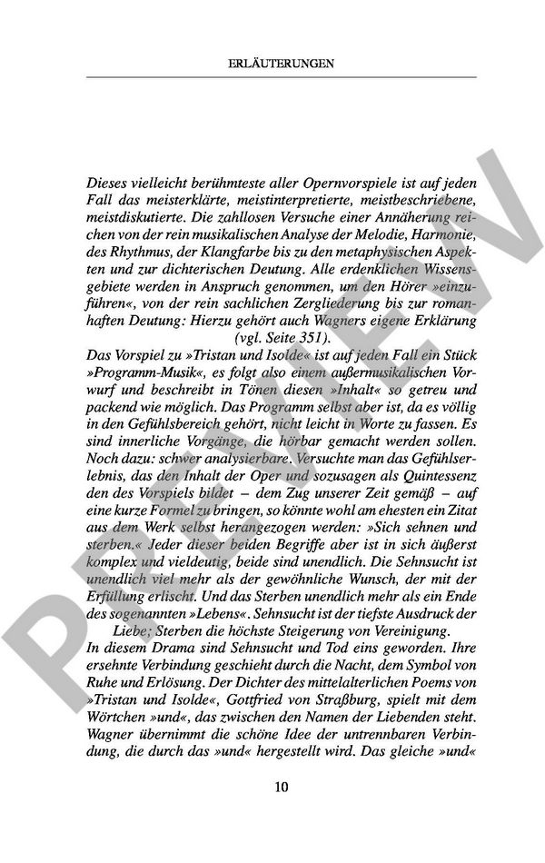 Tristan und Isolde Textbuch,