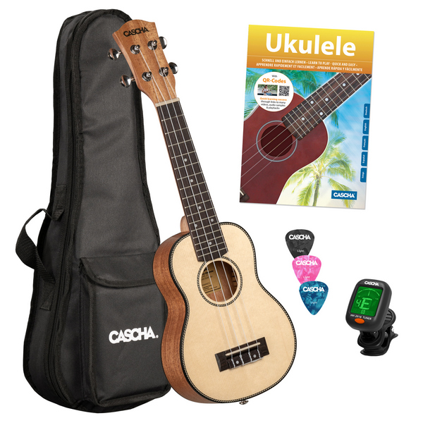 Ukulele-Set Premium Fichte