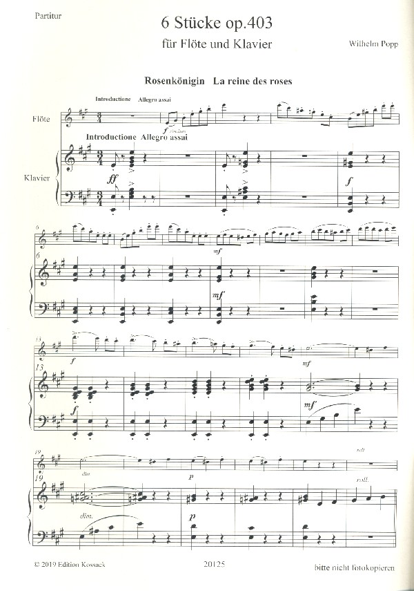 6 Stücke op.403 Band 1