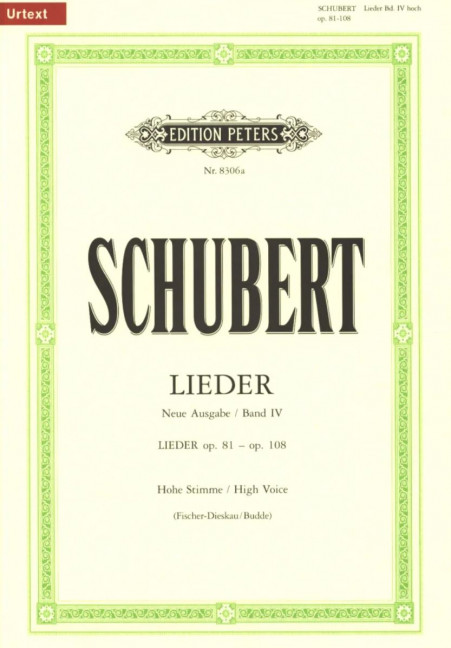 Lieder Band 4 (op.81 bis op.108)