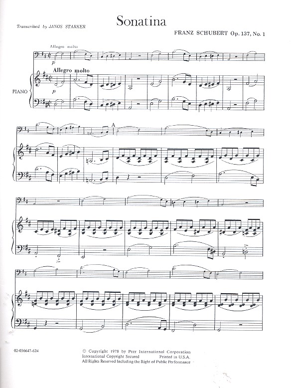 Sonatine op.137,1