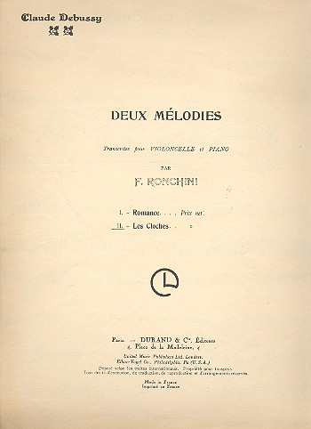 Les cloches pour violoncelle et