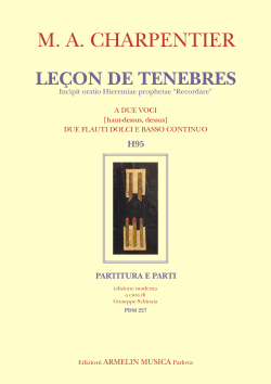 Lecon de tenebres H95