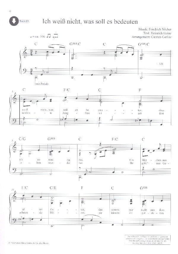 Deutsche Volkslieder (+Online Audio)