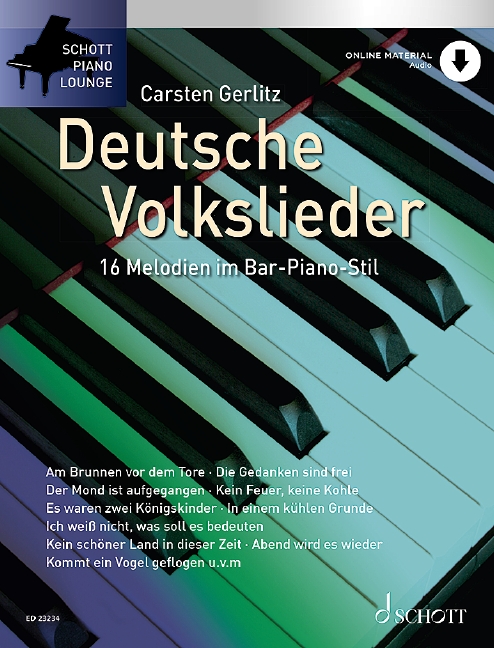Deutsche Volkslieder (+Online Audio)